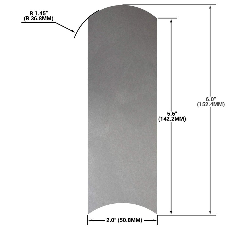ATLIN Cabinet Scraper Card Set - Curved 3pc - Image 5